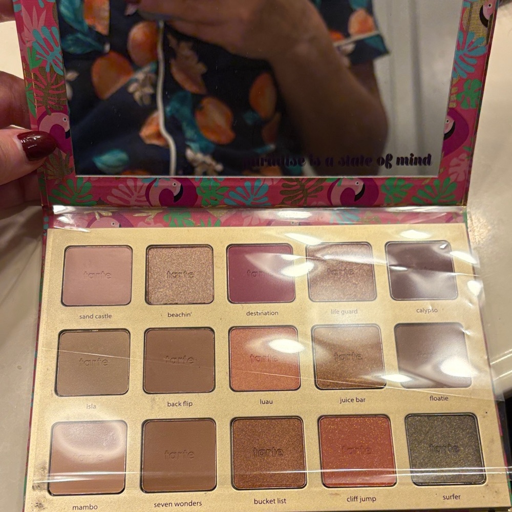 Tarte Tropical Vibes Palette with Pink and Gold - Picture 2 of 3